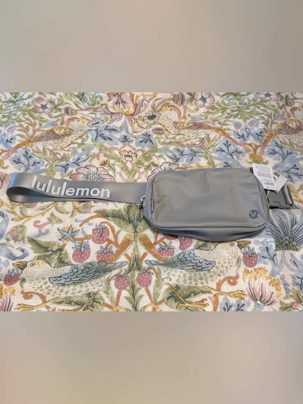 NWT lululemon athletica Gray Belt Bag